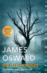 Cover image of Written in Bones by James Oswald