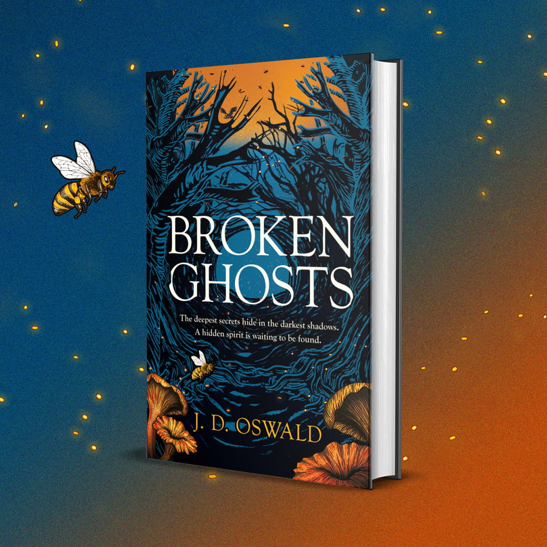 Cover image for novel Broken Ghosts by J D Oswald