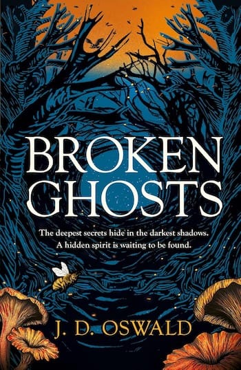Cover image of novel Broken Ghosts by J D Oswald